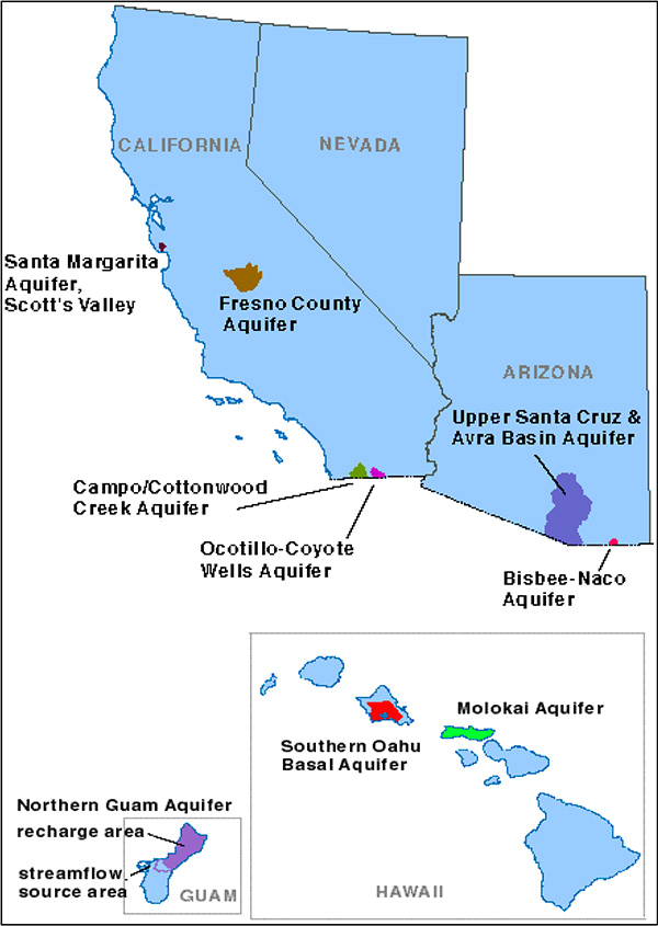 Campo-Cottonwood Creek and Ocotillo-Coyote Wells aquifers