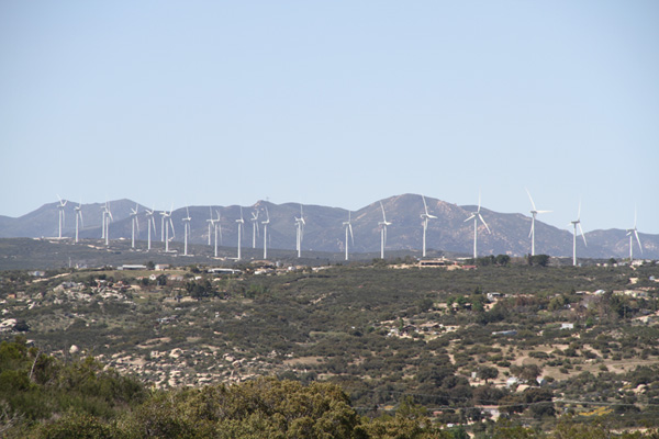 Kumeyaay Wind Farm, on the Campo Indian Reservation