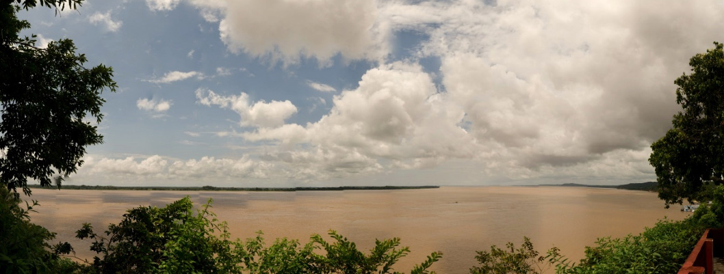The Amazon river at Obids, Par, Brazil. 