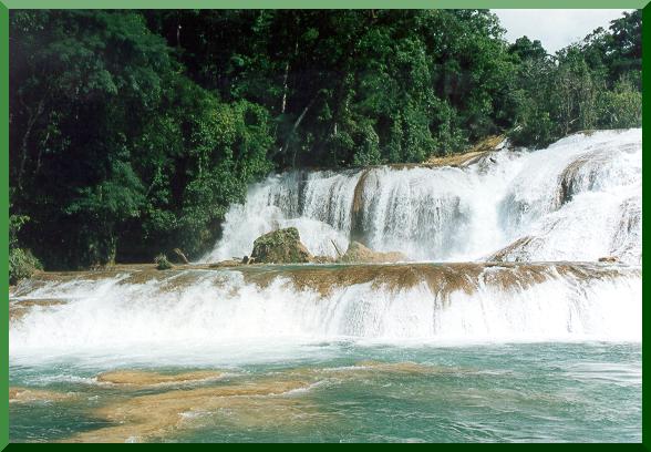 Agua Azul Falls, Chiapas, Mexico.