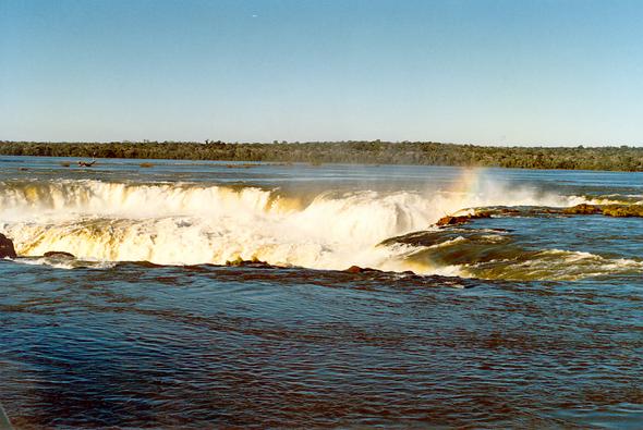 Closeup of Devil's Throat at Iguazu Falls, Parana, Brazil (1988).