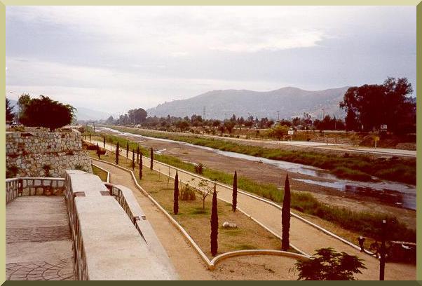 The rehabilitated Atoyac river, in Oaxaca, Mexico.