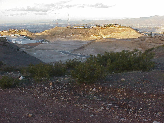 Land cleared for development near headwaters of Aguaje de la Tuna.