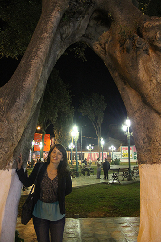 Rosa Aguilar en Huánuco, Perú.