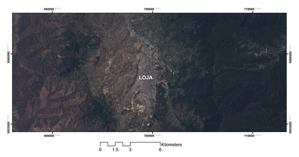 Image of the vicinity of Loja