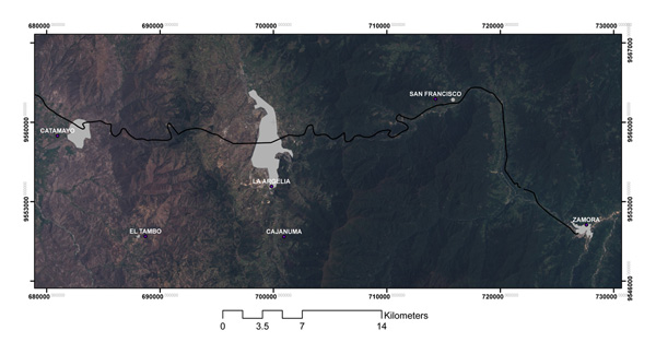 Image of the Catamayo-Zamora transect