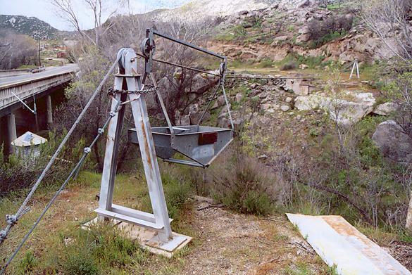 USGS streamgaging station, Campo Creek at Campo Road,
San Diego County, California.