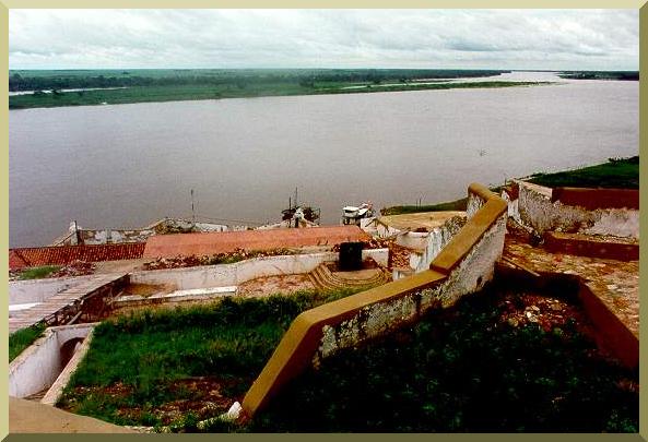 Vista do Rio  Paraguai desde o  Forte Coimbra, 
Mato Grosso do Sul
