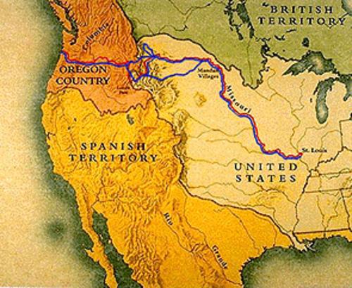 Route of the Lewis and Clark Expedition