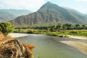 >La Calzada damsite, La Leche river, Lambayeque, Peru