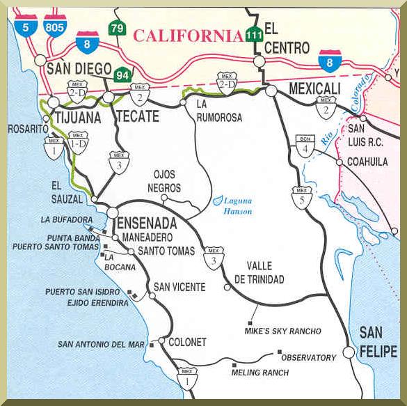  Geographical location of the Ojos Negros Valley, Baja California, Mexico