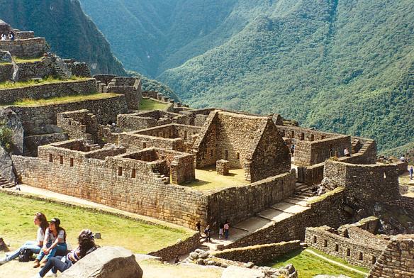 Detail of sanctuary of Machu Picchu