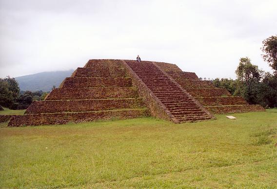 Main pyramid at Tingambato.  