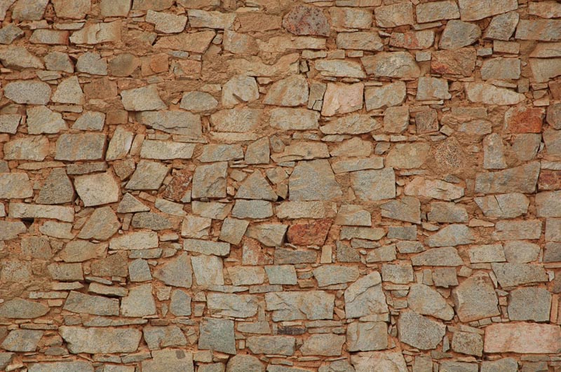 Close up of the wall near the towers of Chankillo.
