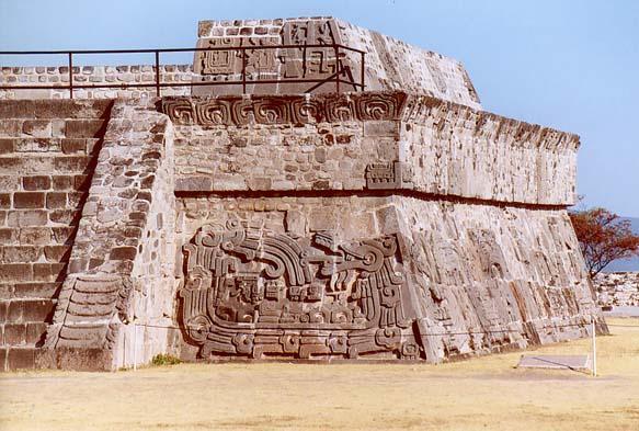 View of Xochicalco building