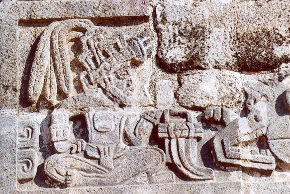 Detail of mural at Xochicalco