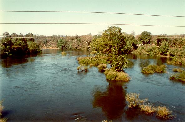 The Calinadi river, in Karnataka, South India (1992). 