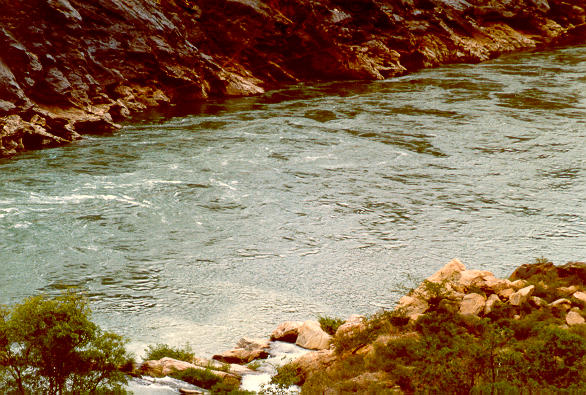 Rio Sao Francisco, upstream of Paulo Afonso, Pernambuco, Brazil (1989).