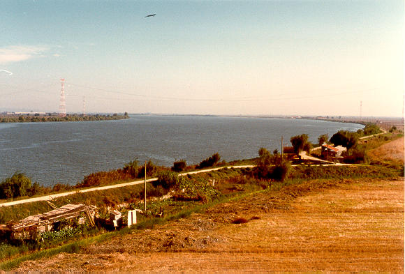 River Tagus at Villa Franca, Portugal (1986).