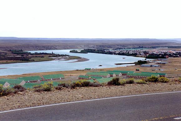 Rio Santa Cruz at Comandante Piedra Buena, Patagonia, Argentina (1991).  