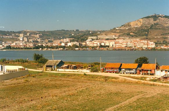 River Tagus at Villa Franca, Portugal (1986). 