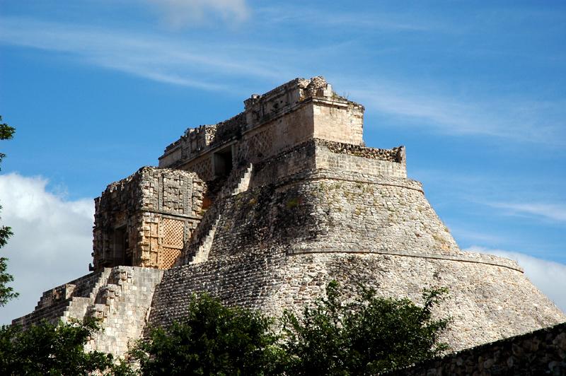 The pyramid of Uxmal, Mexico (2006).